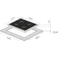 Варочная панель MAUNFELD EGHS.64.3ES/G - Превью изображения №17 — Интернет-магазин Time-Shop