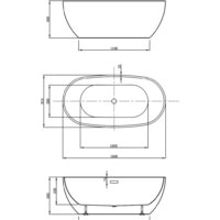 Ванна Vincea VBT-408-1600 160x81.5 - Превью изображения №5 — Интернет-магазин Time-Shop
