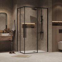 Душевой уголок Grossman Galaxy 90x80x195 300.K33.01.9080.42.00 (графит сатин/прозрачное стекло) - Превью изображения №7 — Интернет-магазин Time-Shop