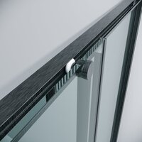 Душевой уголок Grossman Galaxy 90x80x195 300.K33.01.9080.42.00 (графит сатин/прозрачное стекло) - Превью изображения №5 — Интернет-магазин Time-Shop