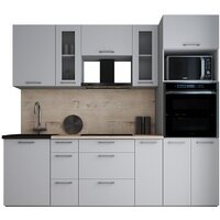 Интерлиния Мила Gloss 2.4 (пепел софт/пепел софт/травертин серый)