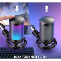 Проводной микрофон FIFINE A6T (черный) - Превью изображения №2 — Интернет-магазин Time-Shop