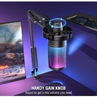 Проводной микрофон FIFINE A6T (черный) - Превью изображения №4 — Интернет-магазин Time-Shop