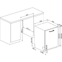 Встраиваемая посудомоечная машина Smeg STL323BQLH - Превью изображения №3 — Интернет-магазин Time-Shop