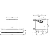 Кухонная вытяжка Elikor Sense 60П-1000 241266 (хром) - Превью изображения №2 — Интернет-магазин Time-Shop