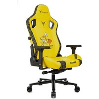 Игровое (геймерское) кресло Knight Craft Dragon (желтый экокожа) - Превью изображения №6 — Интернет-магазин Time-Shop