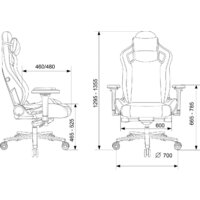 Игровое (геймерское) кресло Knight Craft Dragon (желтый экокожа) - Превью изображения №26 — Интернет-магазин Time-Shop