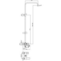 Душевая система  Lauter Aqua 21CK3172C-61 - Превью изображения №2 — Интернет-магазин Time-Shop