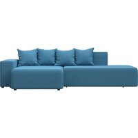 Лига диванов Лига-079 левый 129814L (рогожка амур 10 голубой)