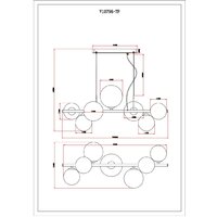 Подвесная люстра Moderli Molly V10789-7P - Превью изображения №4 — Интернет-магазин Time-Shop