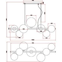 Подвесная люстра Moderli Molly V10789-7P - Превью изображения №3 — Интернет-магазин Time-Shop