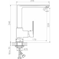 Смеситель Golden Fox Broads 10030-FOX - Превью изображения №3 — Интернет-магазин Time-Shop