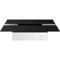 Кухонная вытяжка MAUNFELD Mersey 90 (нержавеющая сталь\черное стекло) - Превью изображения №2 — Интернет-магазин Time-Shop