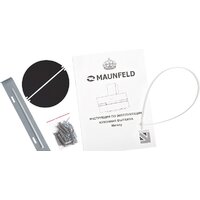 Кухонная вытяжка MAUNFELD Mersey 90 (нержавеющая сталь\черное стекло) - Превью изображения №16 — Интернет-магазин Time-Shop