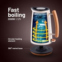 Электрический чайник Lauben 17CR - Превью изображения №3 — Интернет-магазин Time-Shop