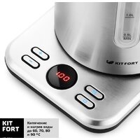 Электрический чайник Kitfort KT-661 - Превью изображения №3 — Интернет-магазин Time-Shop