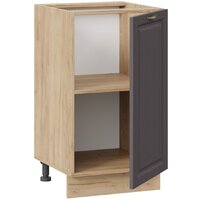 Шкаф напольный Трия Лина 1Н45 (дуб крафт золотой/графит) - Превью изображения №2 — Интернет-магазин Time-Shop