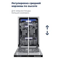 Встраиваемая посудомоечная машина MAUNFELD MLP 08B - Превью изображения №29 — Интернет-магазин Time-Shop