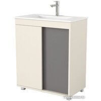 Дабер Тумба под умывальник 013 WeltWasser Deilbach 7517-70 Т13.7W.0.19 (бежевый/серый)