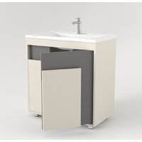  Дабер Тумба под умывальник 015 Тобага/Эридан 80 Т15.8Т.0.19 (бежевый/серый) - Превью изображения №2 — Интернет-магазин Time-Shop