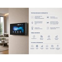 Комплект видеодомофона Akuvox S562 (серый) + E12S - Превью изображения №5 — Интернет-магазин Time-Shop