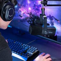 Проводной микрофон FIFINE AM8T (черный) - Превью изображения №6 — Интернет-магазин Time-Shop