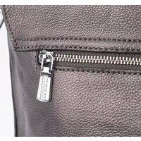 Женская сумка Poshete 892-H8345H-DSV (темный серебристый) - Превью изображения №4 — Интернет-магазин Time-Shop