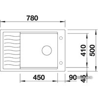 Кухонная мойка Blanco Elon XL 6 S (антрацит) - Превью изображения №2 — Интернет-магазин Time-Shop