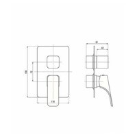 Душевая система  Deante Hiacynt BXYZ0QHM - Превью изображения №3 — Интернет-магазин Time-Shop