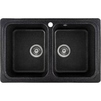 Кухонная мойка Saniteco Vetus (черный) - Превью изображения №6 — Интернет-магазин Time-Shop