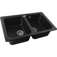 Кухонная мойка Saniteco Vetus (черный) - Превью изображения №7 — Интернет-магазин Time-Shop