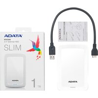 Внешний накопитель ADATA HV300 AHV300-1TU31-CWH 1TB (белый) - Превью изображения №7 — Интернет-магазин Time-Shop