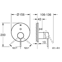 Смеситель Grohe Essence 24058A01 (темный графит) - Превью изображения №4 — Интернет-магазин Time-Shop