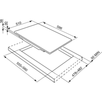 Варочная панель Smeg P64ES - Превью изображения №2 — Интернет-магазин Time-Shop