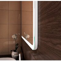  Континент Зеркало Demure Led 100x70 (часы слева) - Превью изображения №4 — Интернет-магазин Time-Shop