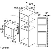 Микроволновая печь Bosch BFL554MS0 - Превью изображения №2 — Интернет-магазин Time-Shop