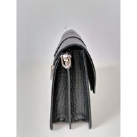 Женская сумка Souffle 249 2495001 (черный кайман эластичный) - Превью изображения №3 — Интернет-магазин Time-Shop