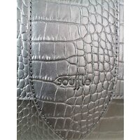 Женская сумка Souffle 249 2495001 (черный кайман эластичный) - Превью изображения №6 — Интернет-магазин Time-Shop