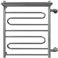 Полотенцесушитель Granula Браво, с полочкой боковое подключение правое 50х80 см - Превью изображения №2 — Интернет-магазин Time-Shop