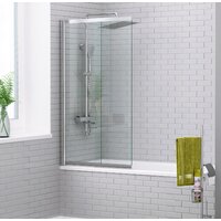 Стеклянная шторка для ванны Wasserkraft Main 41S02-100 WasserSchutz - Превью изображения №3 — Интернет-магазин Time-Shop