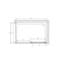 Душевой уголок Vincea Alpha VSR-3AL8011CL (хром/прозрачное) - Превью изображения №9 — Интернет-магазин Time-Shop