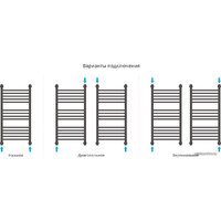 Полотенцесушитель Сунержа Богема с полкой+ 800x400 00-0223-8040 - Превью изображения №4 — Интернет-магазин Time-Shop