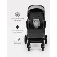 Коляска прогулочная «книга» Tomix Urban HP-801 (серый) - Превью изображения №8 — Интернет-магазин Time-Shop