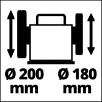Заточный станок Einhell TC-WD 200 4418008 - Превью изображения №4 — Интернет-магазин Time-Shop