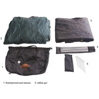 Треккинговая палатка AlexikA Scout 3 (зеленый) - Превью изображения №8 — Интернет-магазин Time-Shop