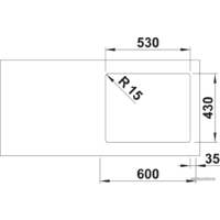 Кухонная мойка Blanco Solis 500-IF 526123 (полированная) - Превью изображения №3 — Интернет-магазин Time-Shop