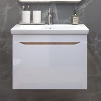  Vigo Тумба под умывальник Grani 700-0-1 Como навесная (дуб золотой) - Превью изображения №3 — Интернет-магазин Time-Shop