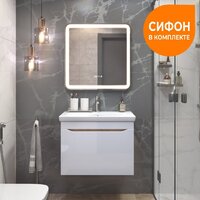  Vigo Тумба под умывальник Grani 700-0-1 Como навесная (дуб золотой) - Превью изображения №7 — Интернет-магазин Time-Shop