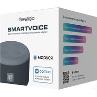 Умная колонка Prestigio SmartVoice (темно-серый) - Превью изображения №9 — Интернет-магазин Time-Shop