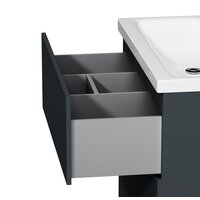  AM.PM Тумба под умывальник Gem 75 M90FSX07522GM32 (2 ящика, графит) - Превью изображения №5 — Интернет-магазин Time-Shop